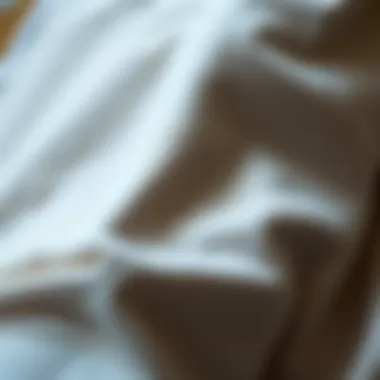 Close-up of fabric textures used in sweatpants