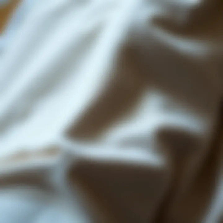 Close-up of fabric textures used in sweatpants