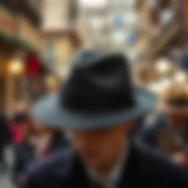 Historical depiction of fedora hats across cultures