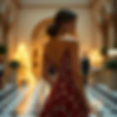 Glamorous Engagement Dress Glamorous engagement dress with a flared silhouette