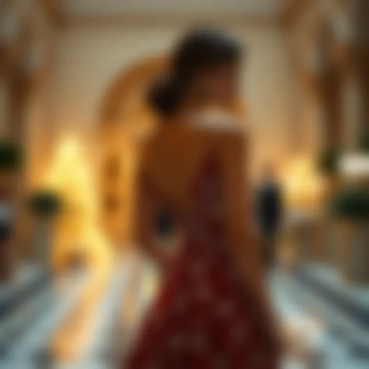 Glamorous Engagement Dress Glamorous engagement dress with a flared silhouette