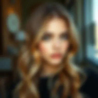 Golden hair tones suited for various skin complexions