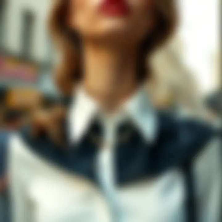 Styling tips for incorporating shirt necklaces into outfits