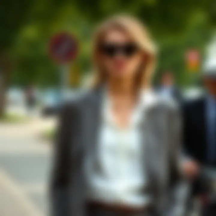 Versatile styles featuring a gray blazer.