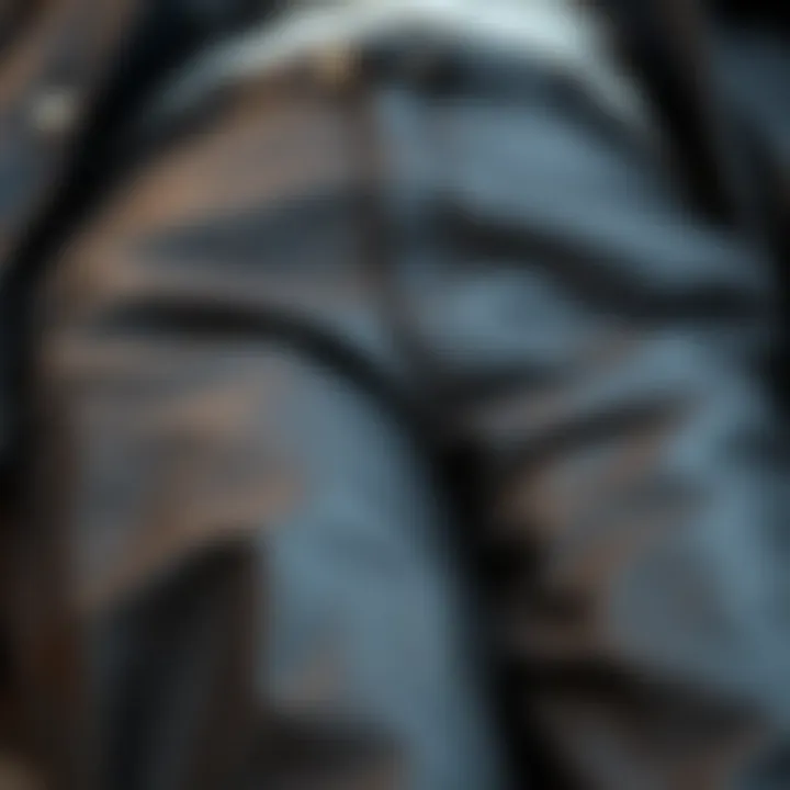 Maintenance tips for gray leather clothing displayed visually