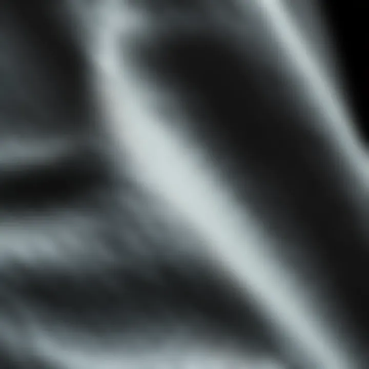 Close-up of the texture of gray leather material