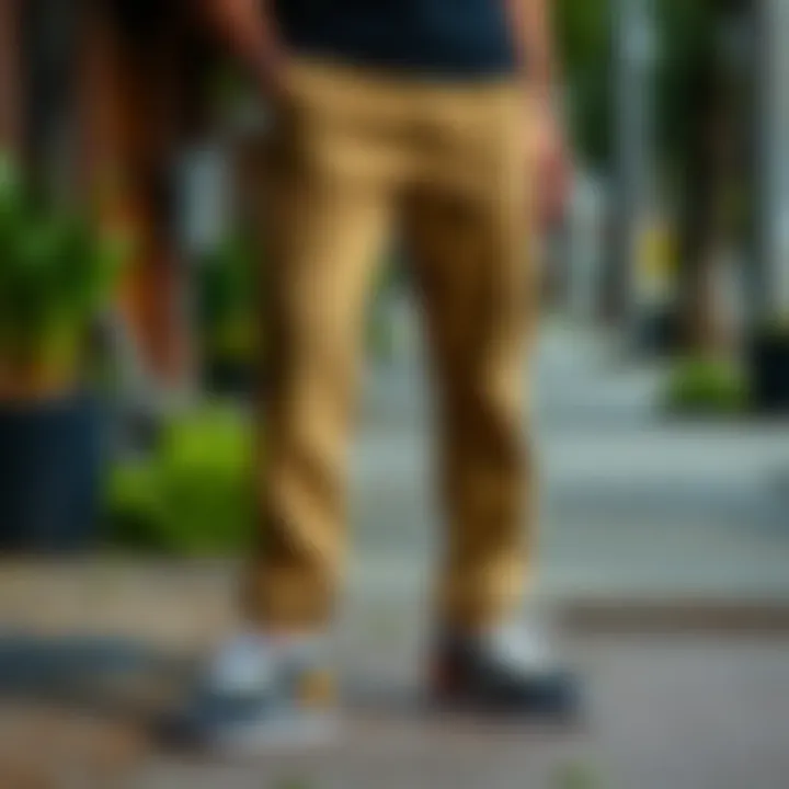 Caring for khaki joggers