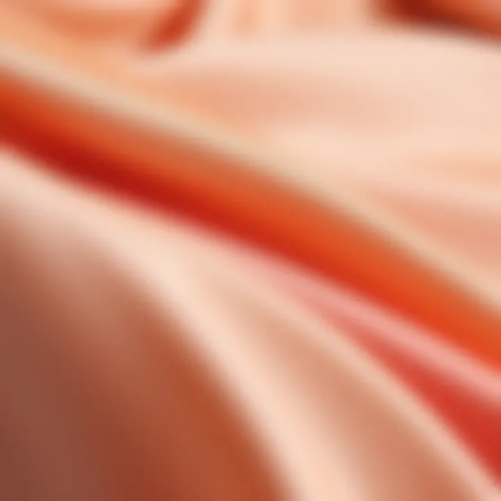 A close-up of luxurious fabric textures used in modern dress designs