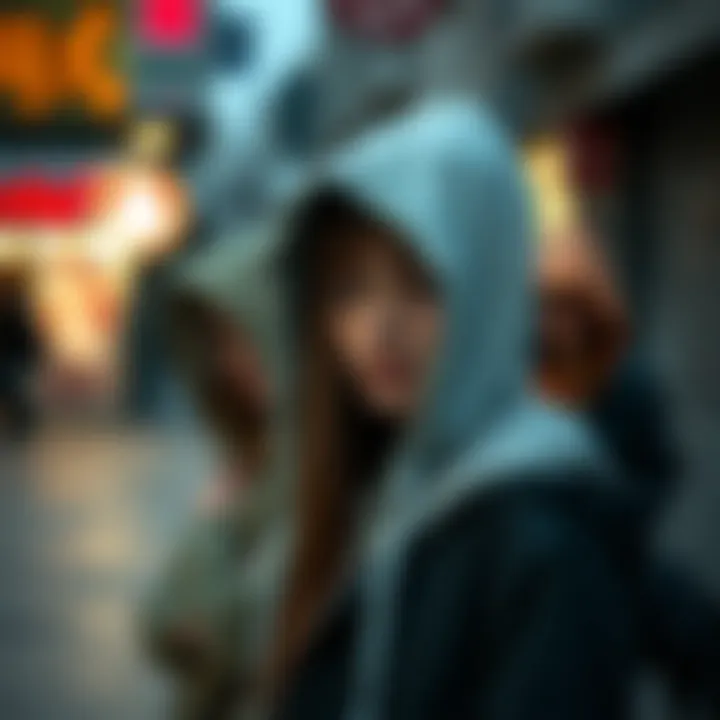 Sustainable fashion selections featuring eco-friendly hooded designs