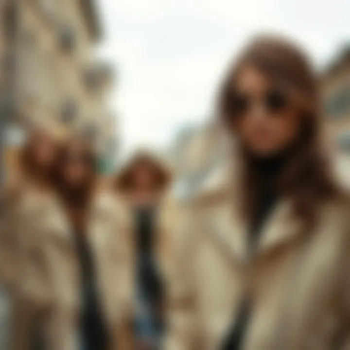 Seasonal outfit ideas featuring cream jackets