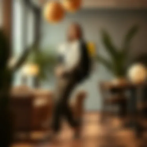 Chic Styles of Fabric Trousers Elegant fabric trousers in a chic setting