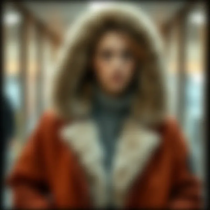 Material options for parkas showcased