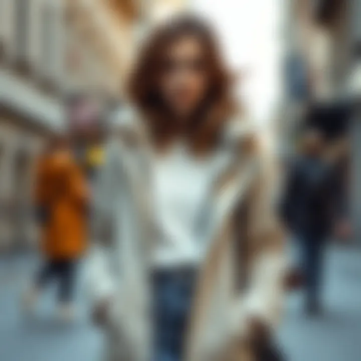 Fashion-forward parka outfit combination