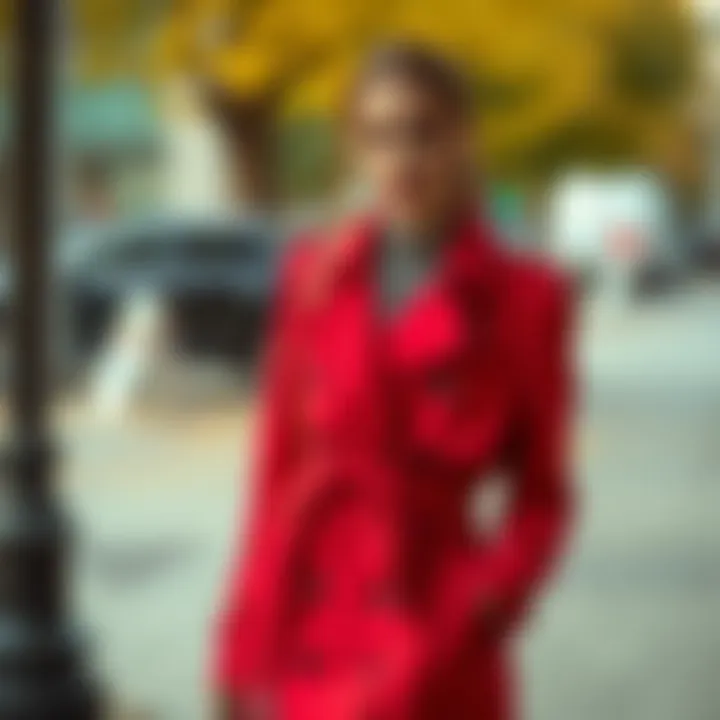 Versatile trench coat suitable for various occasions