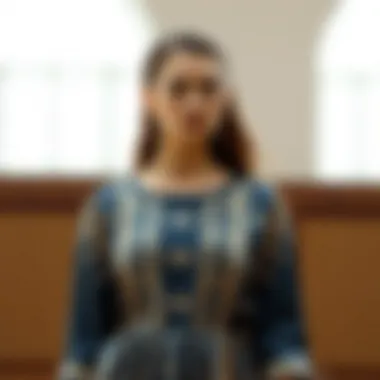 Elegant tunic design showcasing contemporary fashion