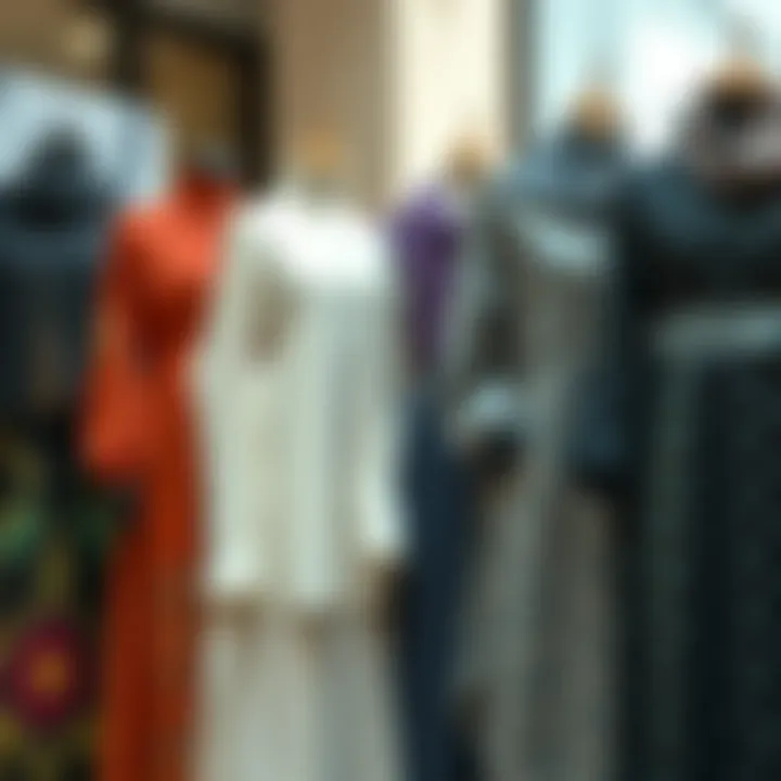 Variety of tunic styles and fabrics for modest wear