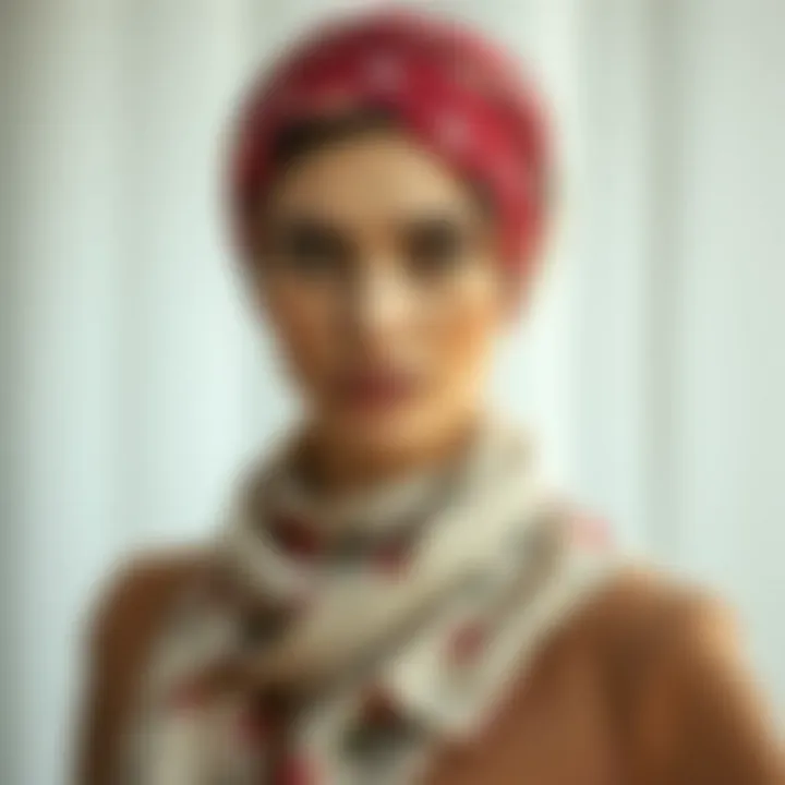 Fashionable headscarves in contemporary designs