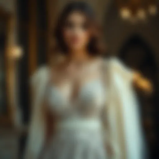 Elegant closed dress for formal occasions