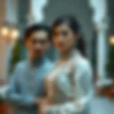 Traditional and modern styles of closed engagement outfits