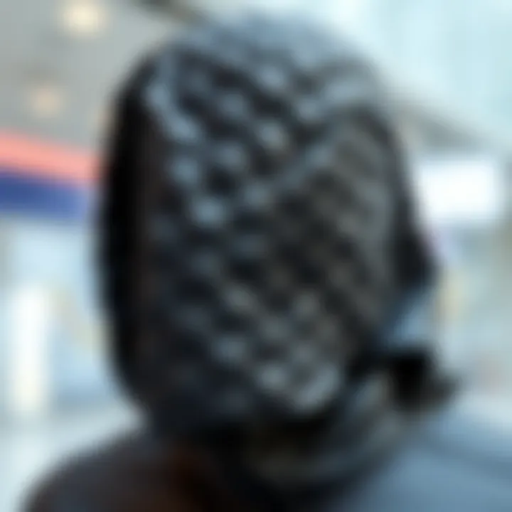 Creative design sketches featuring quilted fiber applications