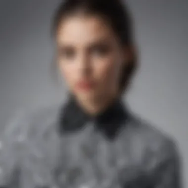 Chic Black and White Checkered Shirt Stylish black and white checkered shirt on a minimalist background