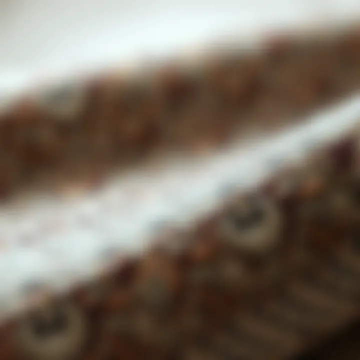 Detailed Fabric Texture of Kayra Coat Close-up of Kayra coat fabric texture