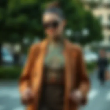 Kejıl Style Meets Modern Fashion A fashionable ensemble demonstrating the kejıl style combined with modern trends