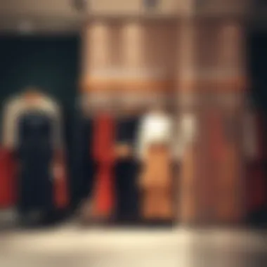 Chic Modest Fashion Selection Elegant display of modest fashion clothing in Kemeraltı store