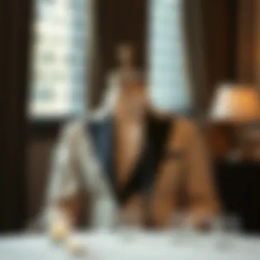 Luxurious fabric selection for Kiğılı tuxedos