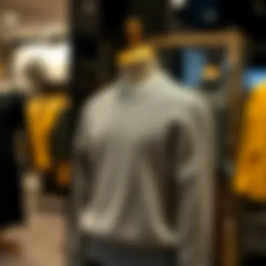 Stylish Kip Sweater Display A stylish kip sweater displayed on a mannequin in a trendy boutique.