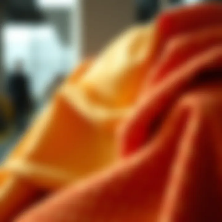 Choosing Fabrics for Warmth Different fabric choices showcasing warmth and style