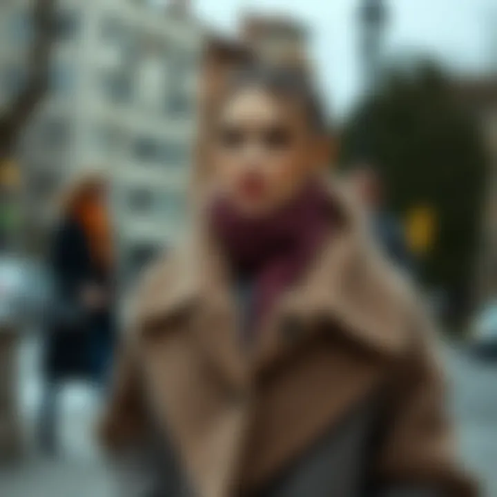 Textured Layering for Winter Stylish winter layering with a focus on textures and colors