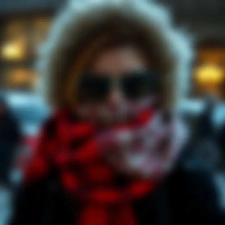 Essential Winter Accessories A collection of winter accessories enhancing an outfit