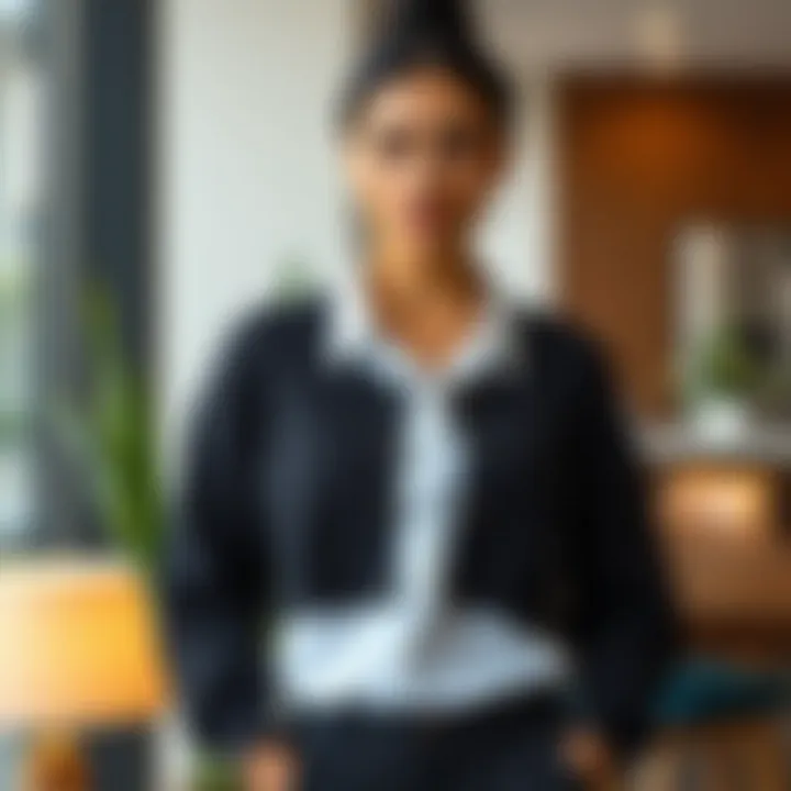 Modern Style Crop Cardigan Stylish short crop cardigan in a modern setting