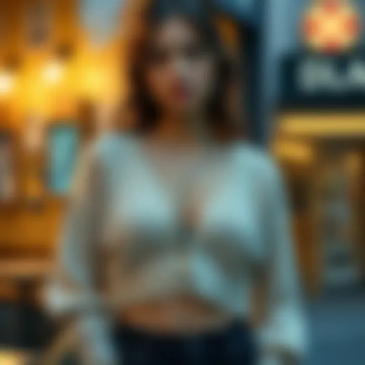 Sustainable Fashion and Crop Cardigans Sustainable fashion showcase featuring crop cardigans