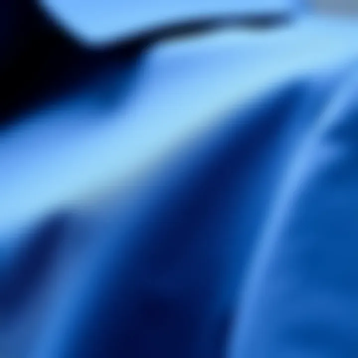 Luxurious Fabric Details Close-up of luxurious fabric used in Klapa blazers