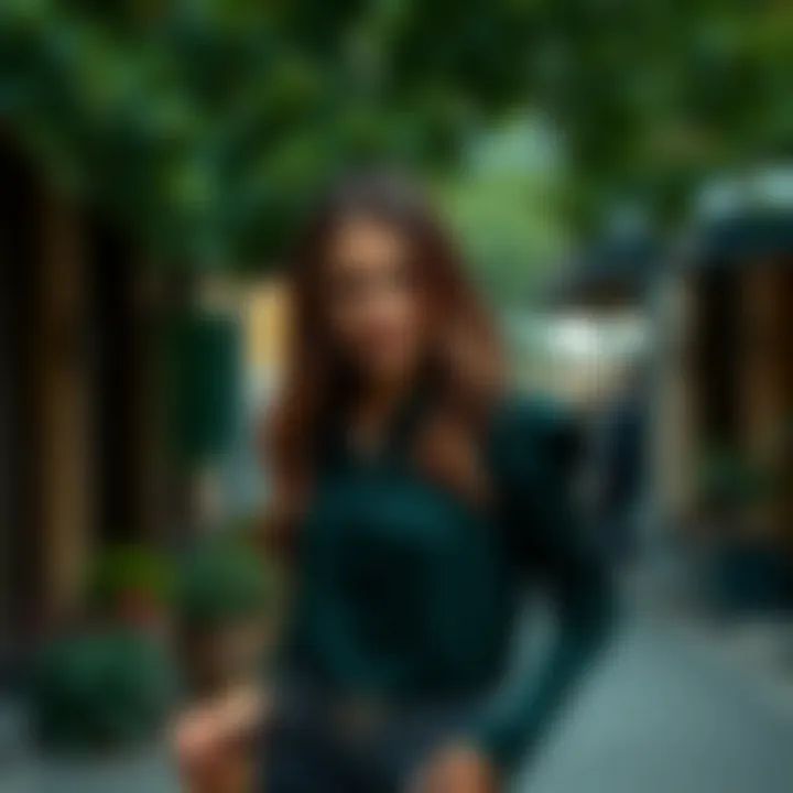 Versatile Combinations with Dark Green Blouse Versatile outfit combinations featuring dark green blouse