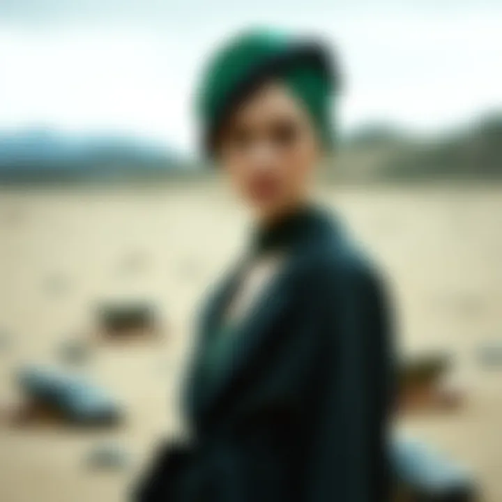 Sustainable Fashion and Dark Green Clothing Sustainable fashion elements related to dark green clothing