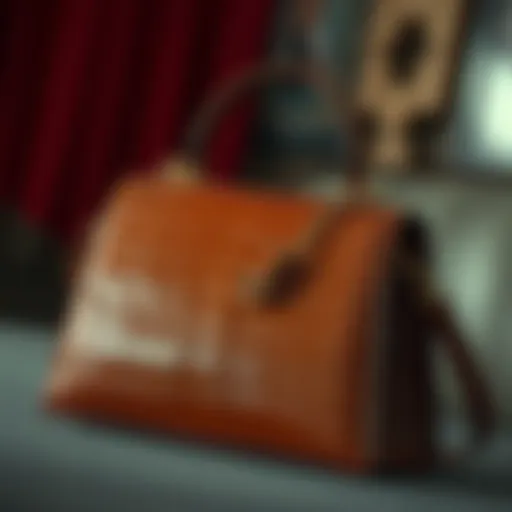 The Allure of Crocodile Texture Elegant crocodile bag showcasing unique texture