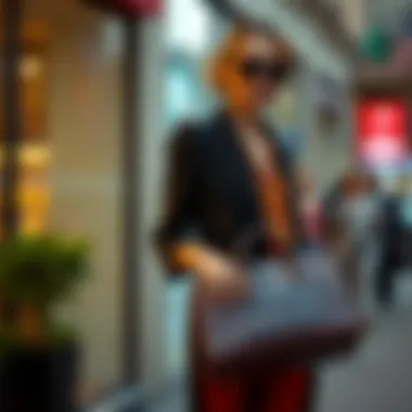 Fashion Fusion: Crocodile Bag and Outfit Stylish outfit paired with a crocodile bag