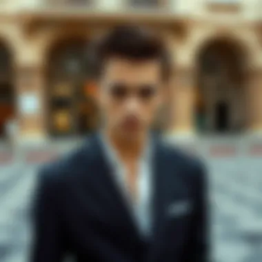 Diverse settings showcasing the versatility of navy blazers