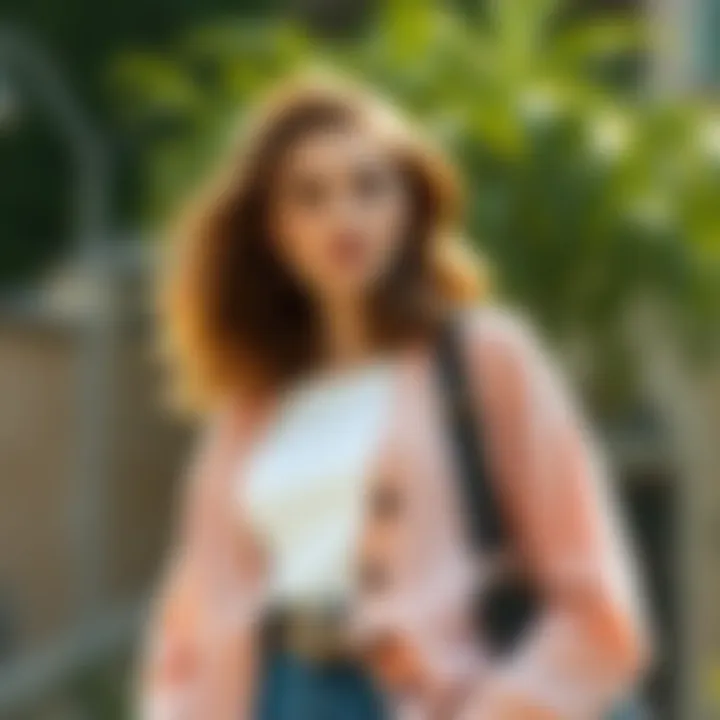 Stylish lightweight cardigan for warm days