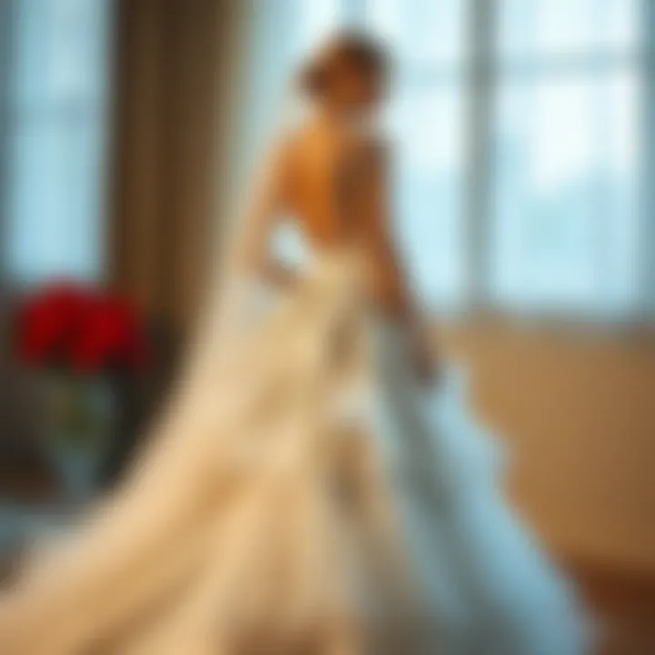 Luxurious Layered Tulle Wedding Dress Luxurious wedding dress with layered tulle and embellishments