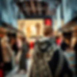 Luxury fashion brand showcase