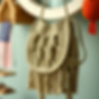 Historical evolution of macrame bags through various styles