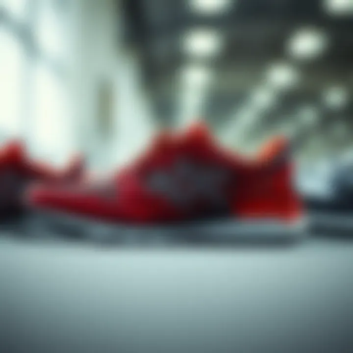 Material selection for athletic shoes