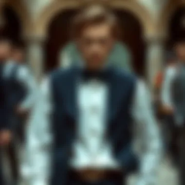 Historical evolution of blue vests in fashion