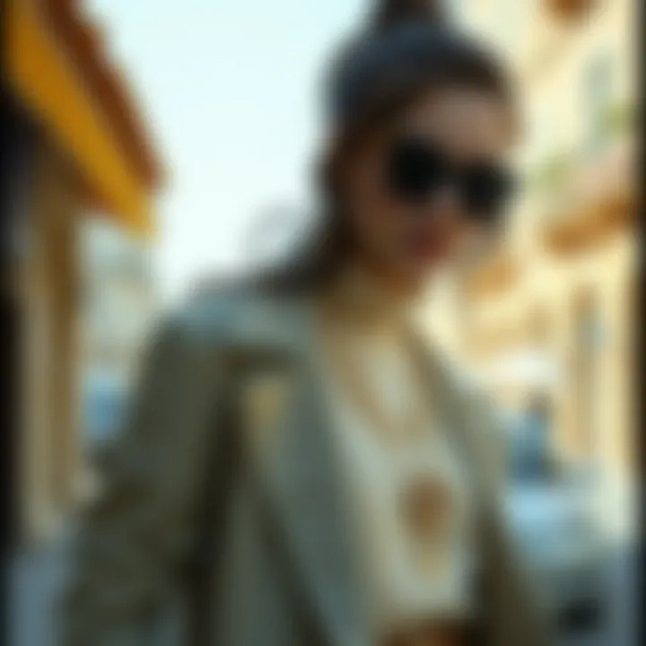 Stylish outfits combining classic and contemporary elements