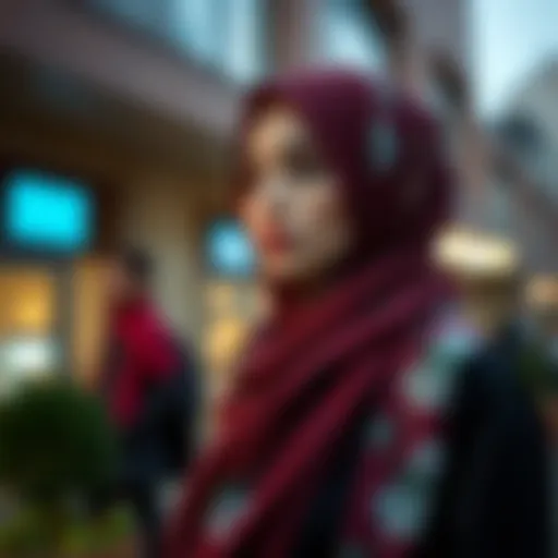 Modern hijab fashion trends showcased in a collection