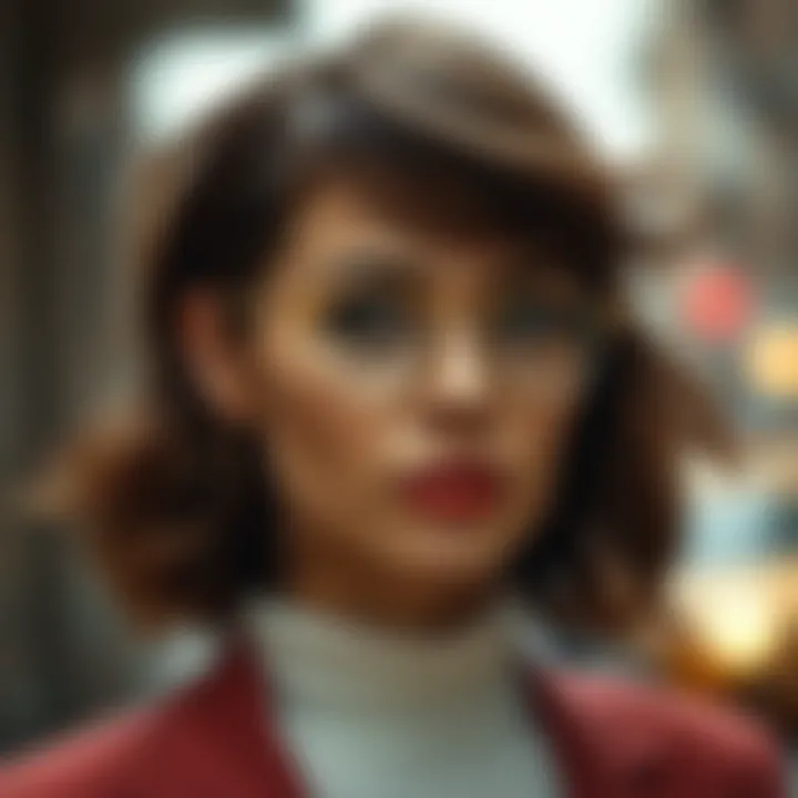 Modern hairstyle reflecting personal style